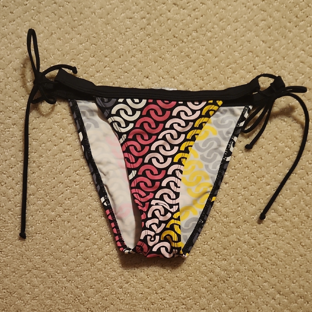 Body Glove Colorful Patterned Women's Bikini Bottom Vintage Size Xs
